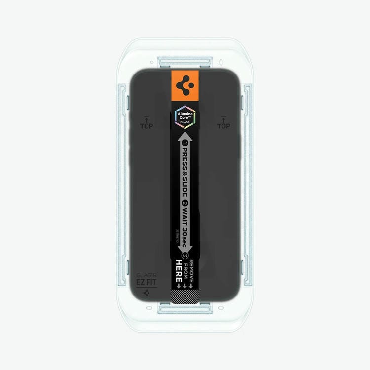 Kính cường lực chống nhìn trộm iPhone 17 Pro Max Spigen Glas.tR EZ FIT 4